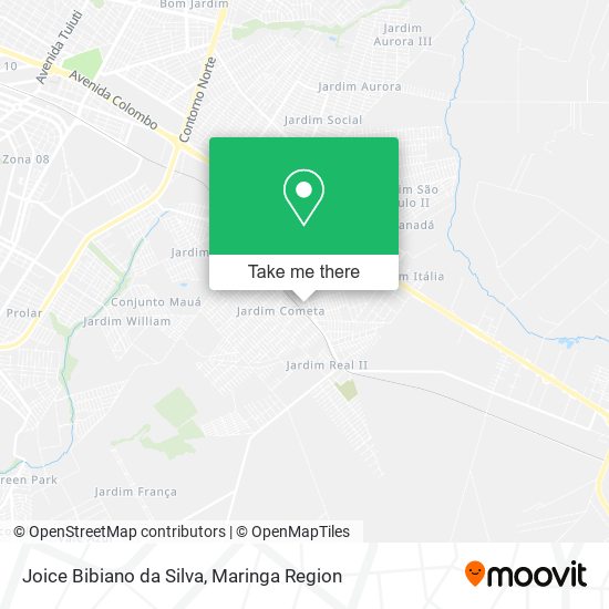 Joice Bibiano da Silva map