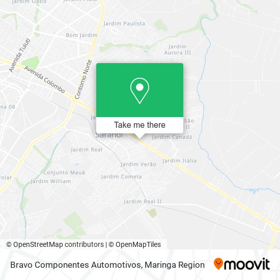 Mapa Bravo Componentes Automotivos