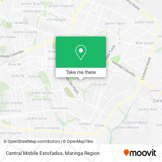 Central Mobile Estofados map