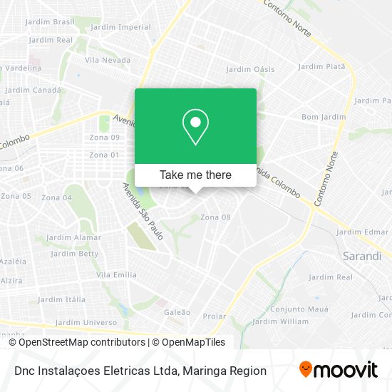 Dnc Instalaçoes Eletricas Ltda map