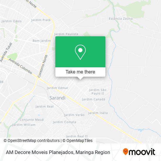 AM Decore Moveis Planejados map