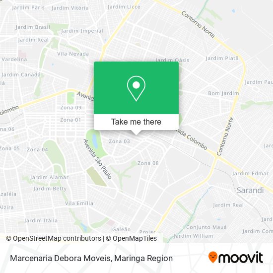 Mapa Marcenaria Debora Moveis