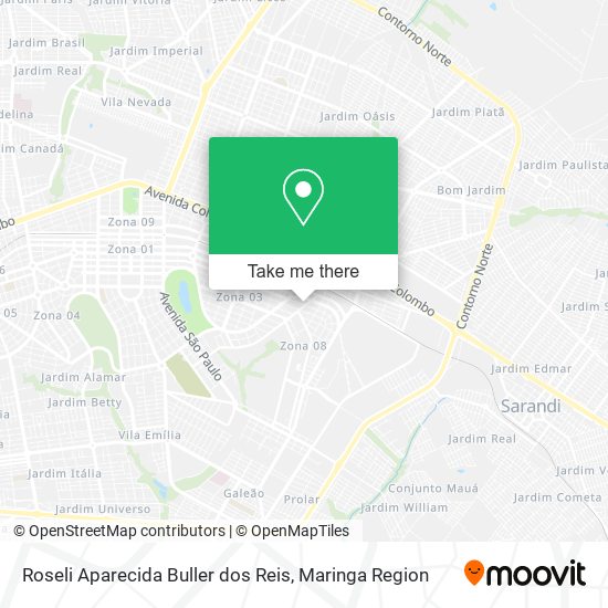 Mapa Roseli Aparecida Buller dos Reis