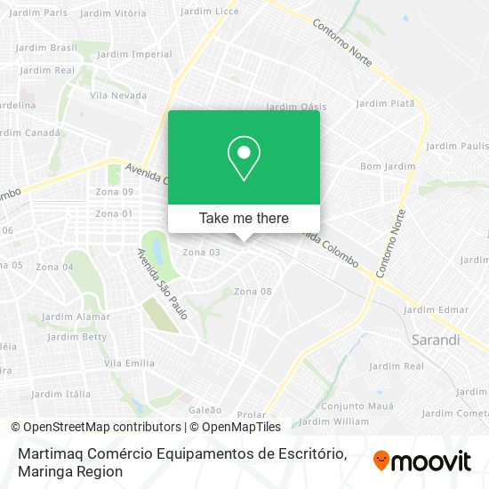 Mapa Martimaq Comércio Equipamentos de Escritório