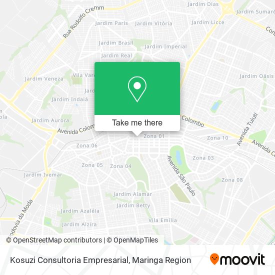 Mapa Kosuzi Consultoria Empresarial