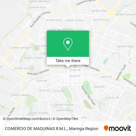 Mapa COMERCIO DE MAQUINAS R.M.L.