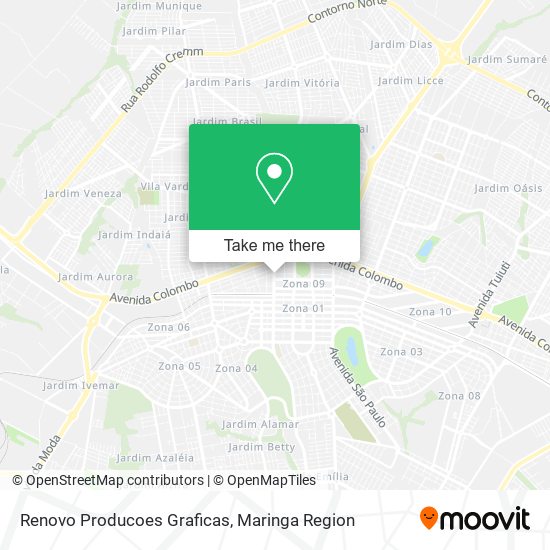 Mapa Renovo Producoes Graficas