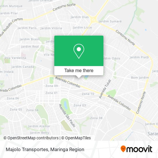 Majolo Transportes map