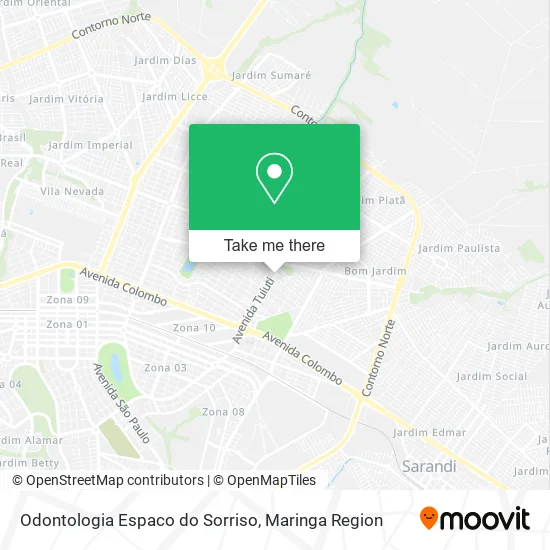 Odontologia Espaco do Sorriso map