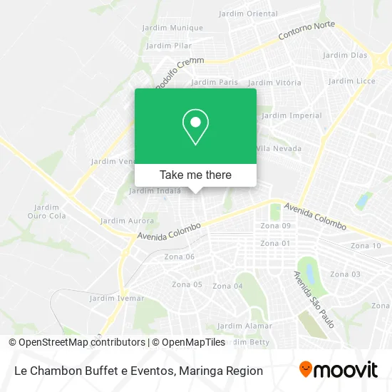 Le Chambon Buffet e Eventos map