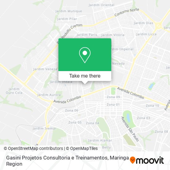 Gasini Projetos Consultoria e Treinamentos map