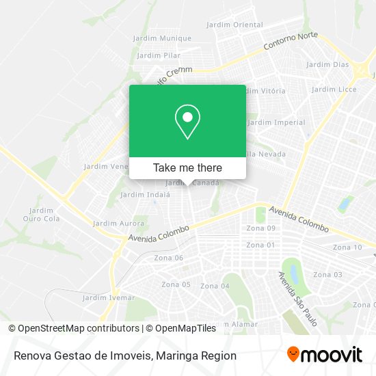 Mapa Renova Gestao de Imoveis