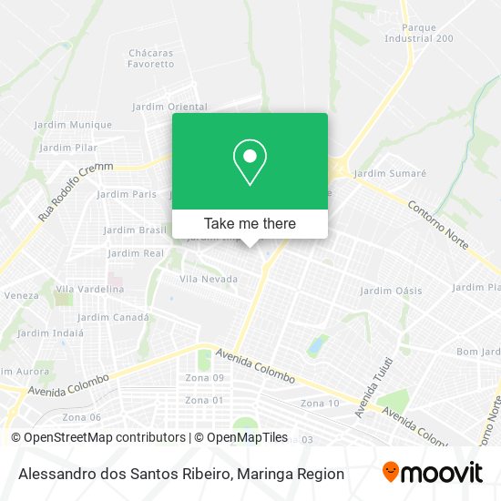 Alessandro dos Santos Ribeiro map