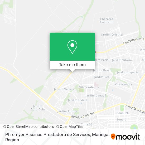 Phremyer Piscinas Prestadora de Servicos map