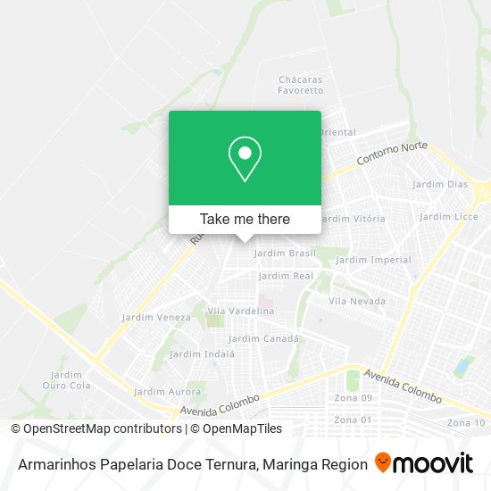 Armarinhos Papelaria Doce Ternura map