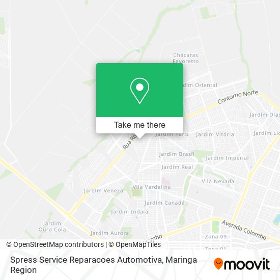 Spress Service Reparacoes Automotiva map