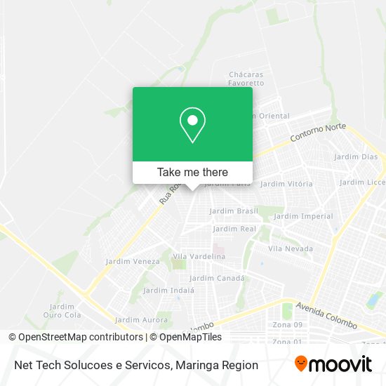 Mapa Net Tech Solucoes e Servicos