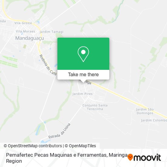 Pemafertec Pecas Maquinas e Ferramentas map