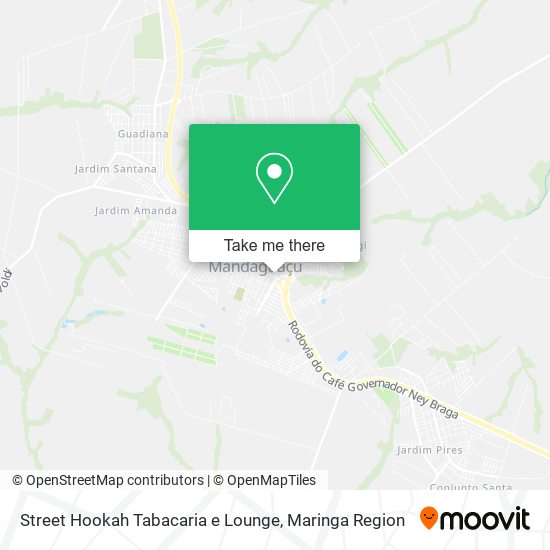 Street Hookah Tabacaria e Lounge map