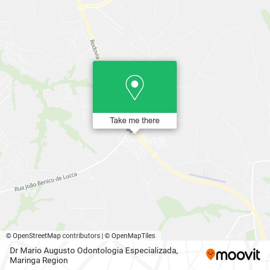 Mapa Dr Mario Augusto Odontologia Especializada