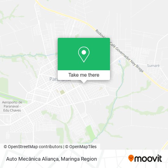 Auto Mecânica Aliança map