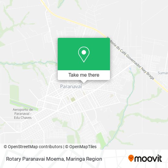 Rotary Paranavai Moema map