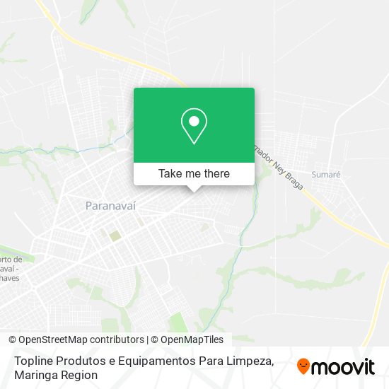 Mapa Topline Produtos e Equipamentos Para Limpeza