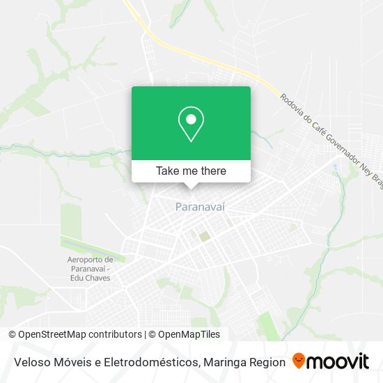 Veloso Móveis e Eletrodomésticos map