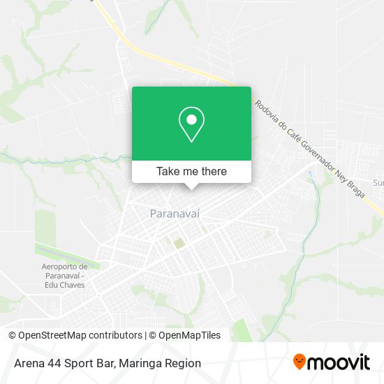 Mapa Arena 44 Sport Bar