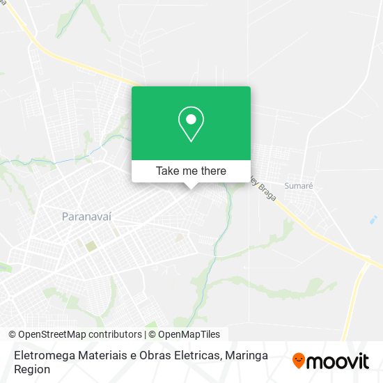 Eletromega Materiais e Obras Eletricas map