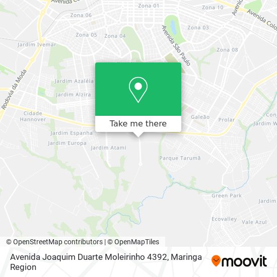 Mapa Avenida Joaquim Duarte Moleirinho 4392