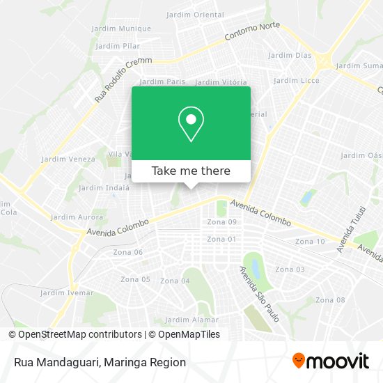 Rua Mandaguari map