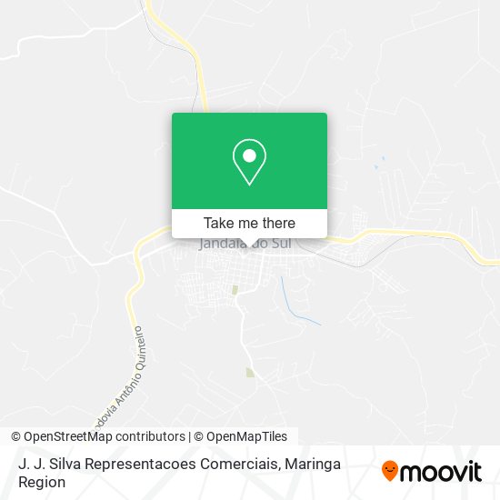 J. J. Silva Representacoes Comerciais map