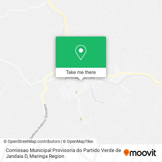 Mapa Comissao Municipal Provisoria do Partido Verde de Jandaia D