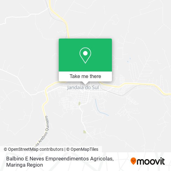 Balbino E Neves Empreendimentos Agricolas map