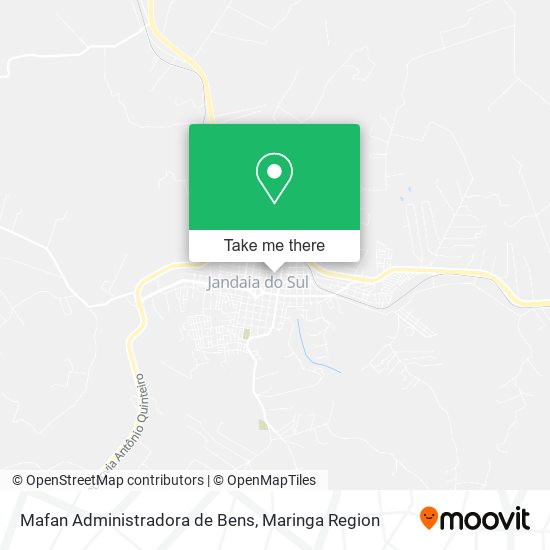 Mafan Administradora de Bens map