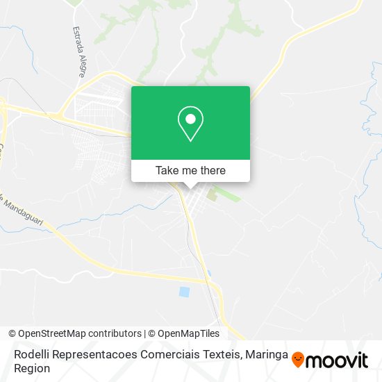 Mapa Rodelli Representacoes Comerciais Texteis