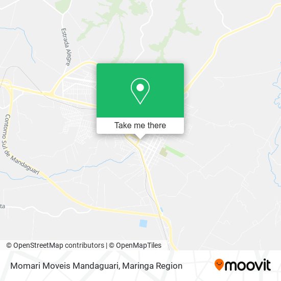 Mapa Momari Moveis Mandaguari