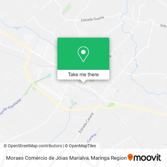 Moraes Comércio de Jóias Marialva map