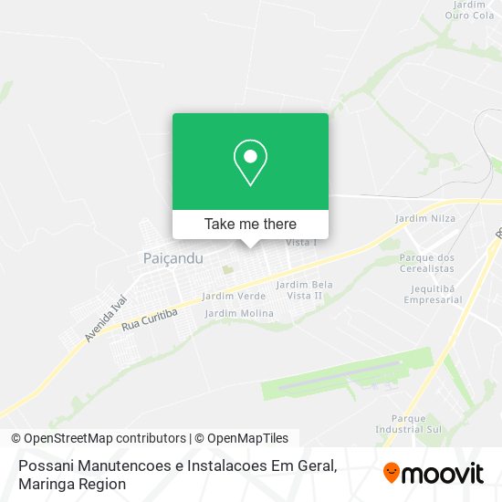 Possani Manutencoes e Instalacoes Em Geral map