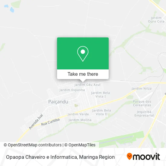 Opaopa Chaveiro e Informatica map