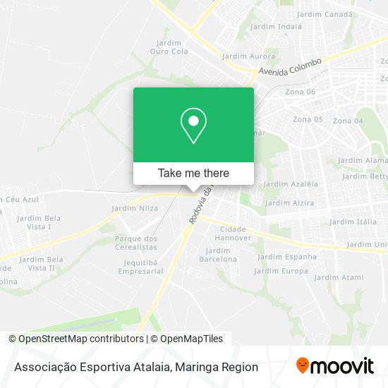 Associação Esportiva Atalaia map