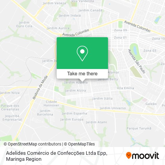 Adelides Comércio de Confecções Ltda Epp map