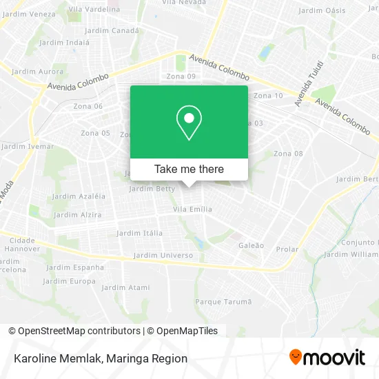 Karoline Memlak map