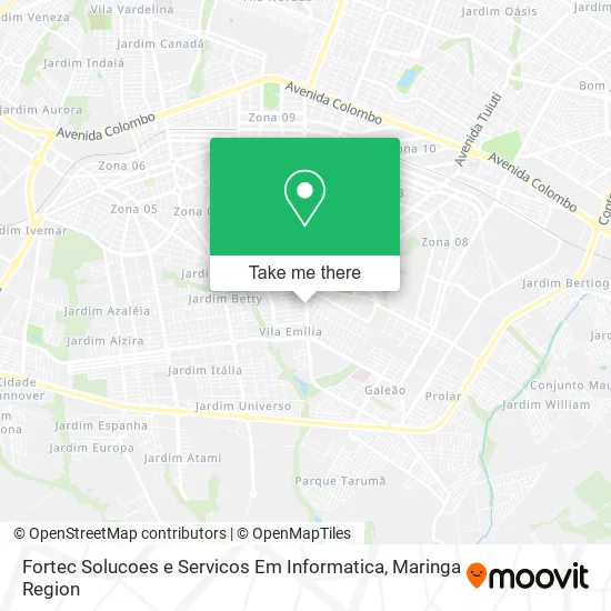 Fortec Solucoes e Servicos Em Informatica map