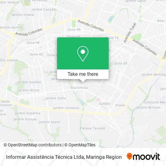 Informar Assistência Técnica Ltda map