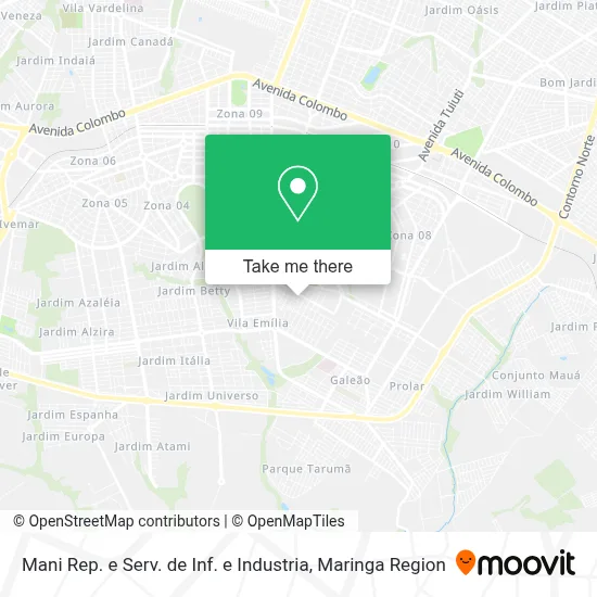 Mani Rep. e Serv. de Inf. e Industria map