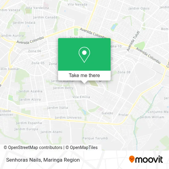 Senhoras Nails map