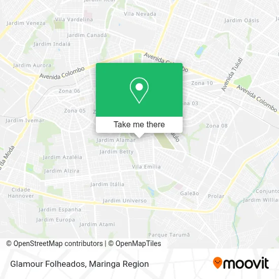 Glamour Folheados map