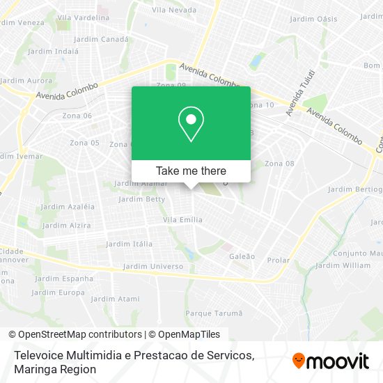 Mapa Televoice Multimidia e Prestacao de Servicos